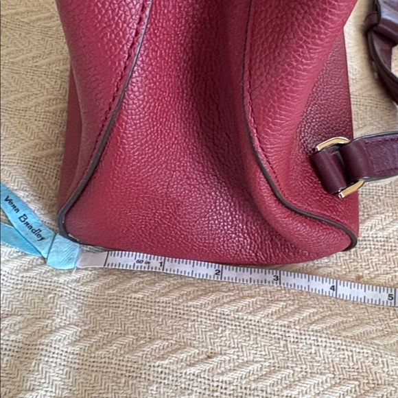 NWOT Kate Spade Burgundy Leather Backpack bag purse like new main image 2